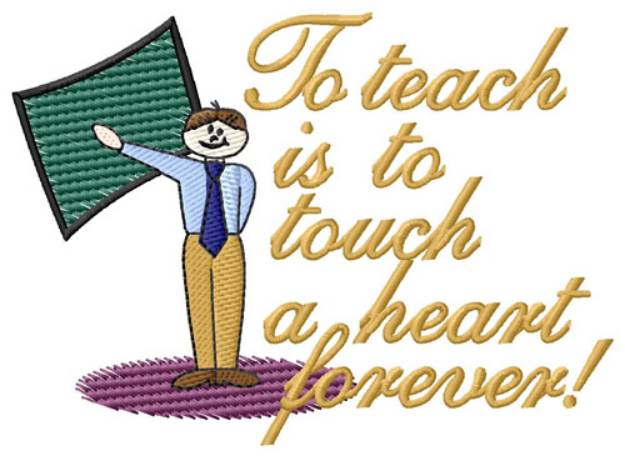 Picture of Touch A Heart Forever Machine Embroidery Design