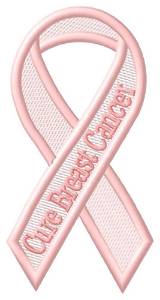 Picture of Cure Breast Cancer Machine Embroidery Design
