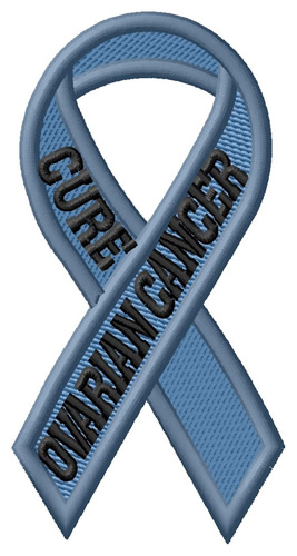 Cure Ovarian Cancer Machine Embroidery Design