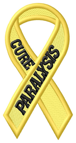 Cure Paralysis Machine Embroidery Design