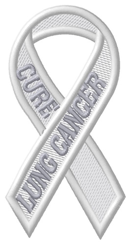 Lung Cancer Machine Embroidery Design