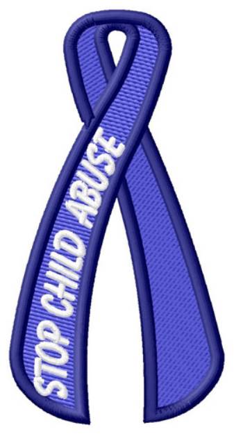 Picture of Stop Child Abuse Machine Embroidery Design