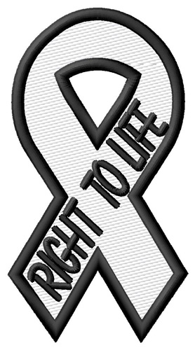 Right To Life Machine Embroidery Design