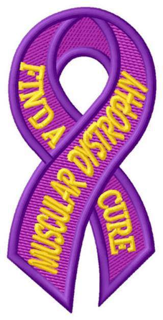 Picture of Muscular Dystrophy Machine Embroidery Design