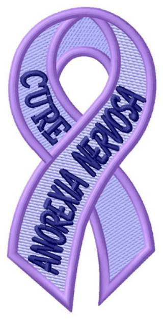 Picture of Cure Anorexia Nervosa Machine Embroidery Design