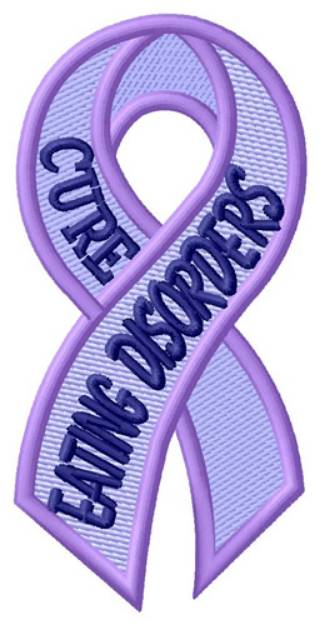 Picture of Cure Eating Disorders Machine Embroidery Design