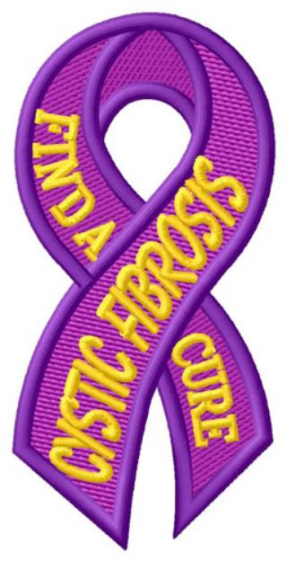 Picture of Cystic Fibrosis Machine Embroidery Design