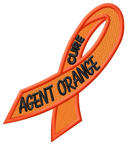 Cure Agent Orange Machine Embroidery Design