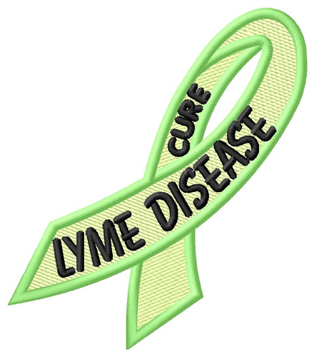 Cure Lyme Disease Machine Embroidery Design