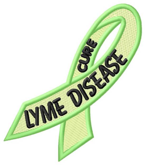 Picture of Cure Lyme Disease Machine Embroidery Design