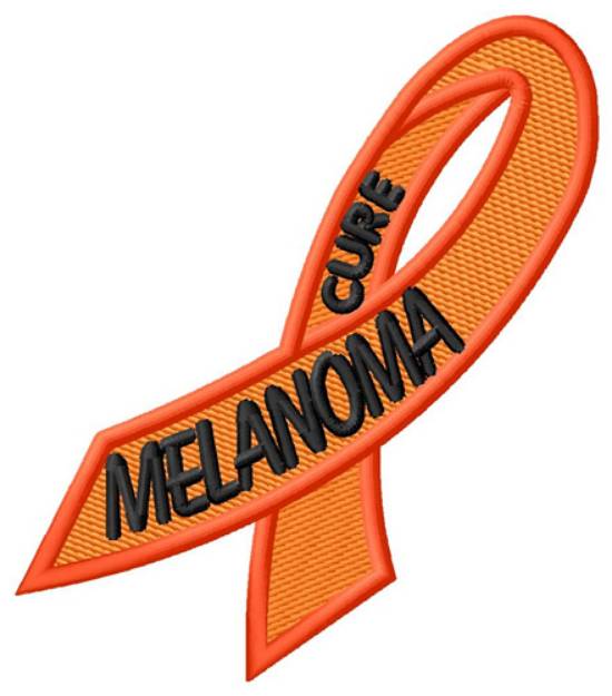 Picture of Cure Melanoma Machine Embroidery Design