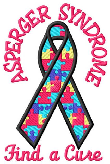 Picture of Asperger Syndrome Machine Embroidery Design