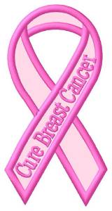 Picture of Cure Breast Cancer Machine Embroidery Design