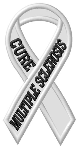 Cure Multiple Sclerosis Machine Embroidery Design