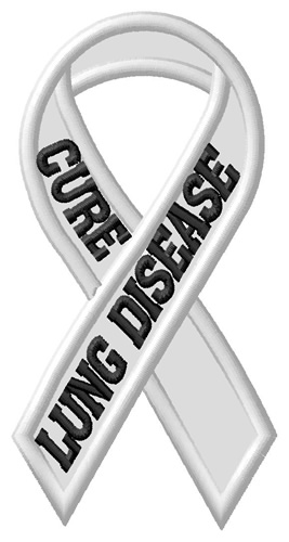 Cure Lung Disease Machine Embroidery Design