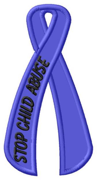 Picture of Stop Child Abuse Machine Embroidery Design