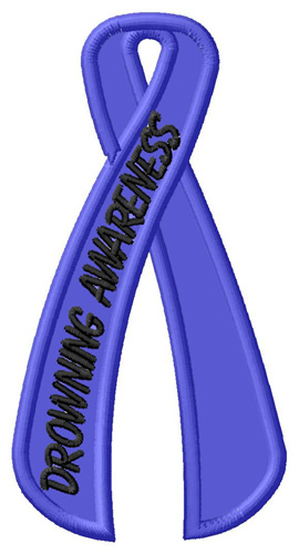 Drowning Awareness Machine Embroidery Design