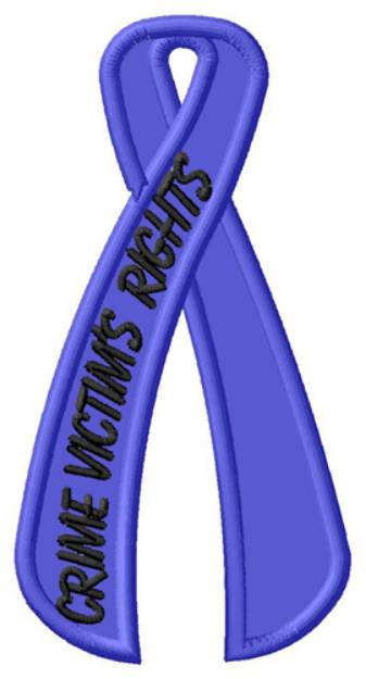 Picture of Crime Victims Rights Machine Embroidery Design