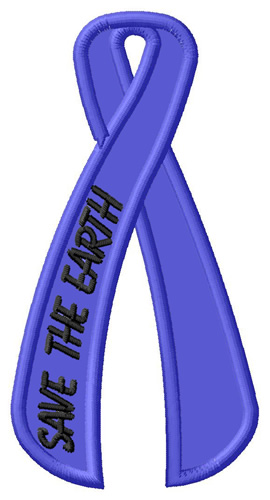 Save the Earth Machine Embroidery Design