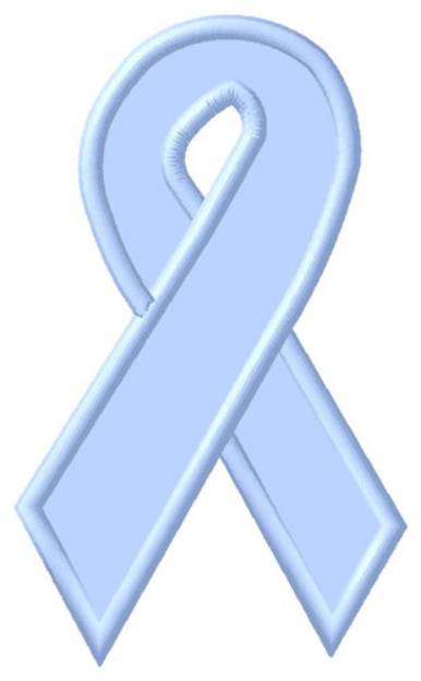 Picture of Light Blue Ribbon Machine Embroidery Design