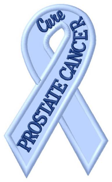 Picture of Cure Prostate Cancer Machine Embroidery Design