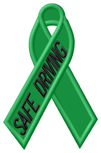 Safe Driving Machine Embroidery Design