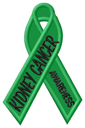 Kidney Cancer Awareness Machine Embroidery Design