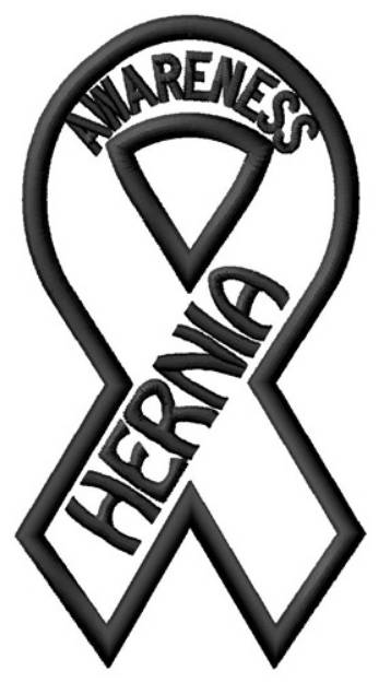 Picture of Hernia Awareness Machine Embroidery Design