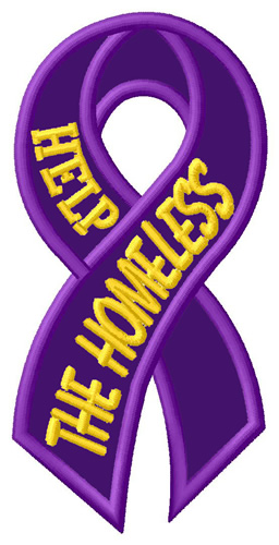Help The Homeless Machine Embroidery Design