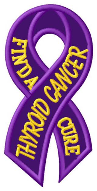 Picture of Thyroid Cancer Machine Embroidery Design