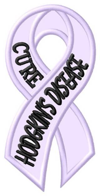 Picture of Cure Hodgkins Disease Machine Embroidery Design
