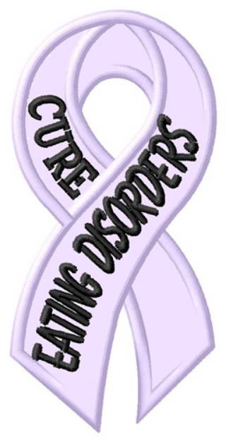 Picture of Cure Eating Disorders Machine Embroidery Design