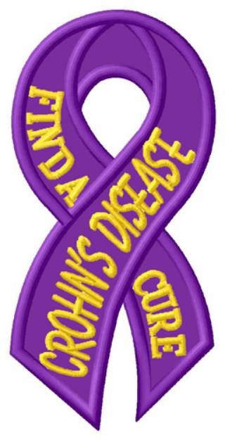 Picture of Crohns Disease Machine Embroidery Design