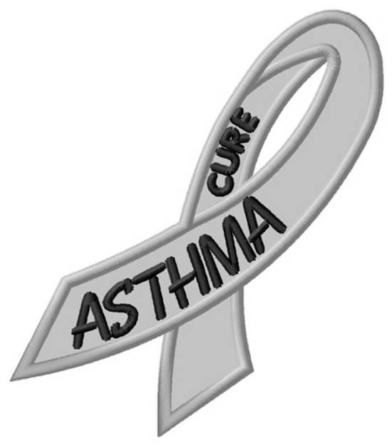 Picture of Cure Asthma Machine Embroidery Design