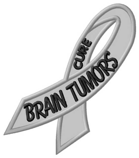 Picture of Cure Brain Tumors Machine Embroidery Design