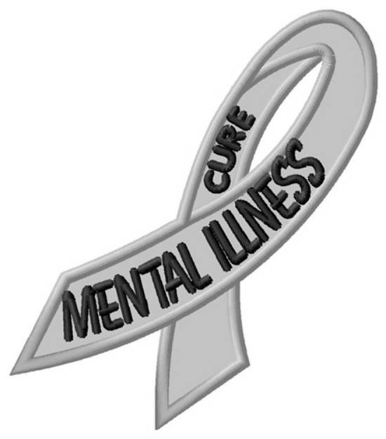 Picture of Cure Mental Illness Machine Embroidery Design