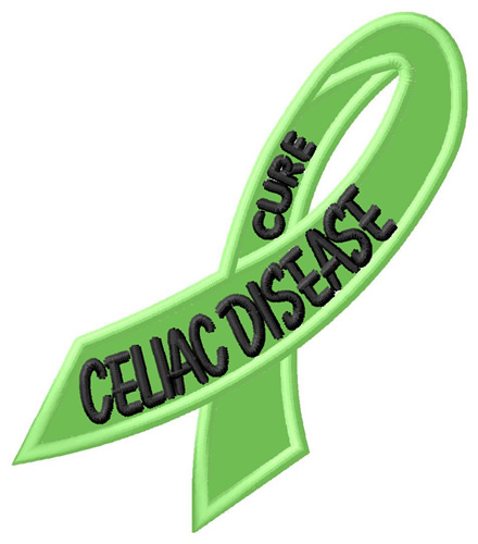 Cure Celiac Disease Machine Embroidery Design