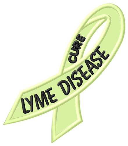 Cure Lyme Disease Machine Embroidery Design