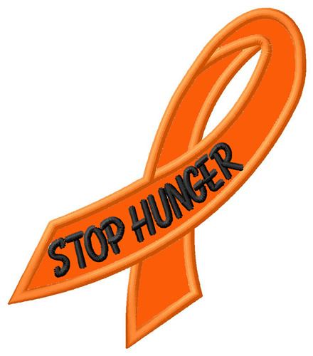 Stop Hunger Machine Embroidery Design