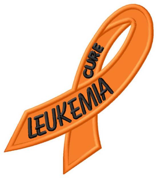 Picture of Cure Leukemia Machine Embroidery Design