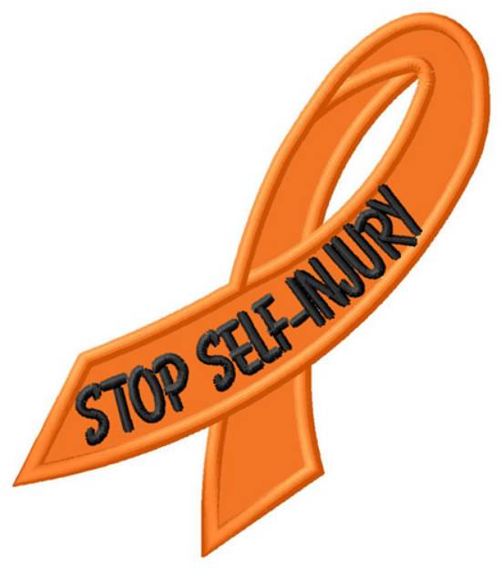 Picture of Stop Self Injury Machine Embroidery Design