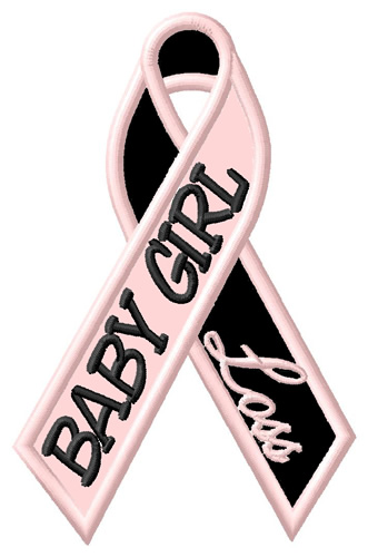 Baby Girl Loss Machine Embroidery Design