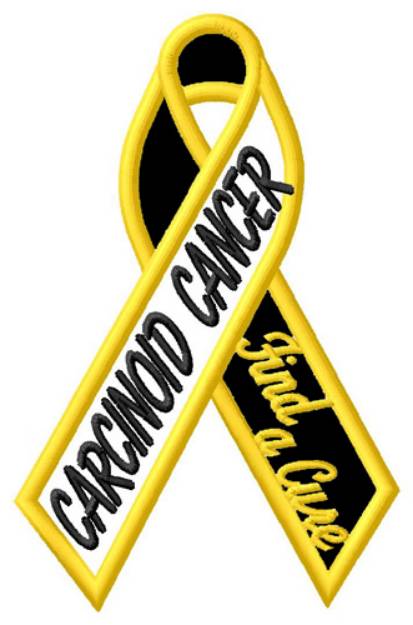 Picture of Carcinoid Cancer Machine Embroidery Design