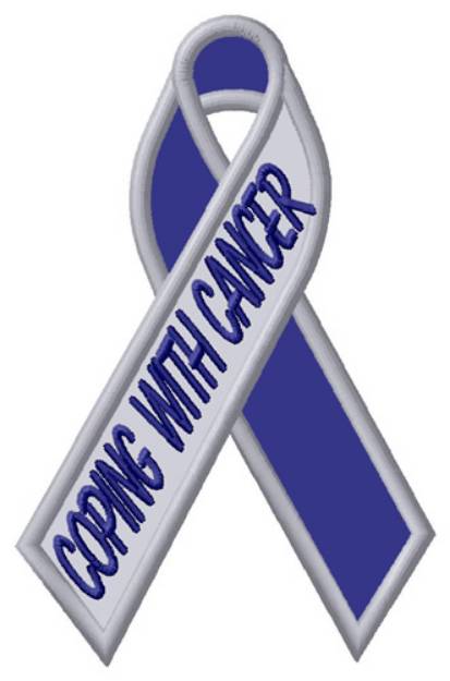 Picture of Coping With Cancer Machine Embroidery Design