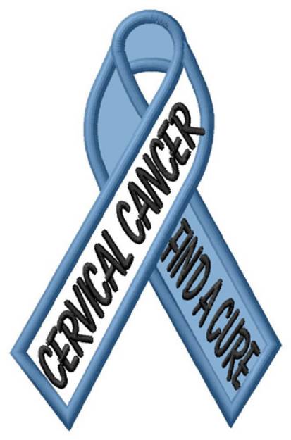 Picture of Cervical Cancer Machine Embroidery Design