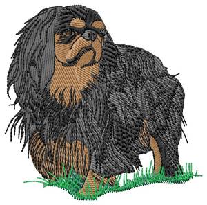 Picture of Pekingese Dog Machine Embroidery Design