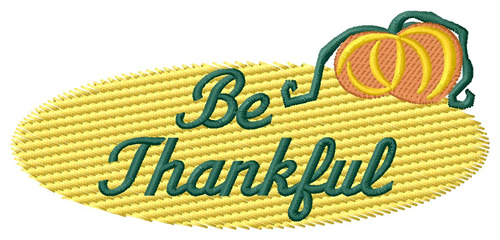 Thanksgiving Saying Machine Embroidery Design