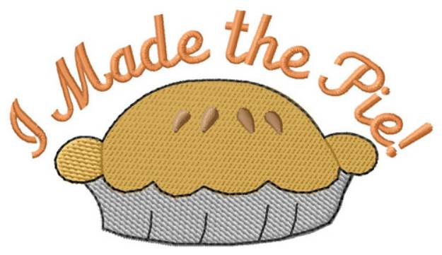 Picture of Homemade Pie Machine Embroidery Design