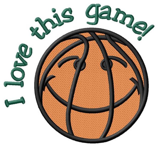 Picture of Basketball Game Machine Embroidery Design