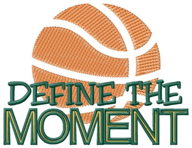 Picture of Basketball Moment Machine Embroidery Design